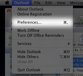 microsoft outlook email pop3 or imap for mac