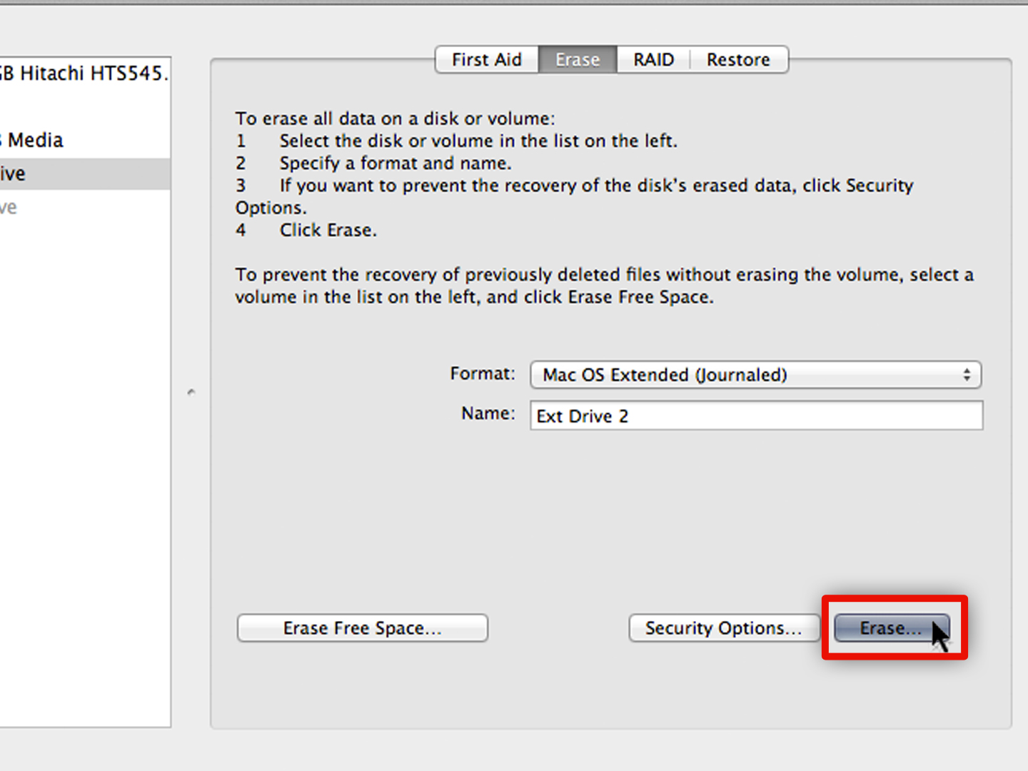 format a external hard drive for mac and windows